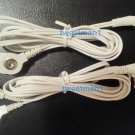 +BONUS Electrode Lead Wires/Cable Connectors for 2 Snap-tip Pads~3.5mm Plug~TENS +BONUS Electrode Lead Wires/Cable Connectors for 2 Snap-tip Pads~3.5mm Plug~TENS