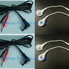 Replacement Electrode Cables-Use Snap or Pin Pads Compatible w/iRelieve ET-1313