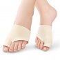 Pair Bunion Big Toe Protector Fabric w/ 5mm Thick Gel Foot Sleeve Relieve Pain