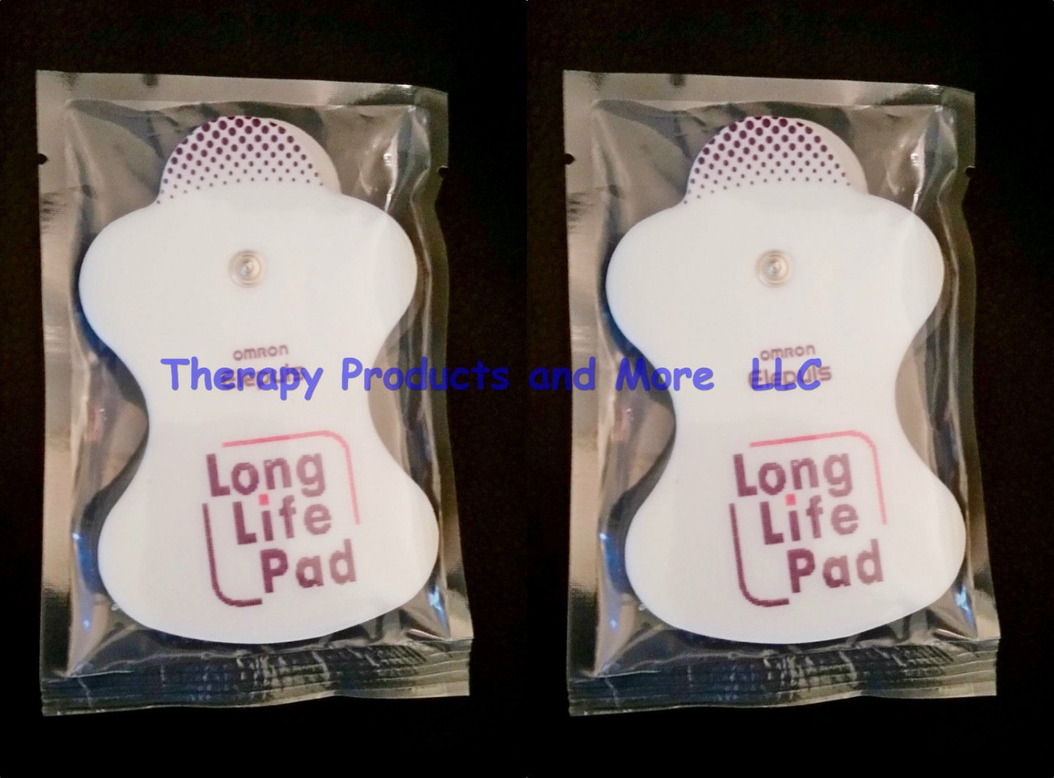 4 x Electrode Replacement Pads for OMRON Massager ElectroTHERAPY Elepuls PMLLPad