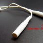 2 Electrode Lead Wire Cable Adapter Converter Pin Snap Connect Connection White