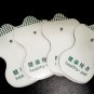 OMRON COMPATIBLE REPLACEMENT MASSAGE PADS (8) WITH 3.5mm QUAD 4 SNAP LEAD CABLE