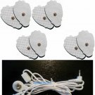 ELECTRODE LEAD CABLE (3.5mm)4 WAY+12 PALM SHAPED MASSAGE PADS FOR TENS MASSAGERS ELECTRODE LEAD CABLE (3.5mm)4 WAY+12 PALM SHAPED MASSAGE PADS FOR TENS MASSAGERS