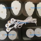 ELECTRODE LEAD CABLE (2.5mm Plug) + MASSAGE PADS COMBO(4 LG, 4 SM PADS, + CABLE)