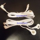 ELECTRODE LEAD WIRES / Cables for Digital Massager TENS 2.5mm One Pair +4 PADS ELECTRODE LEAD WIRES / Cables for Digital Massager TENS 2.5mm One Pair +4 PADS