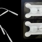 Speech Therapy Electrodes Pads (4) 2mm Pin Esophageal Dysphasia Estim Swallowing