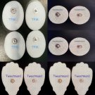 MASSAGE ELECTRODES GEL PADS (4 LG+4SM+4SM OVAL) COMPATIBLE w/ MASSAGEO MASSAGER
