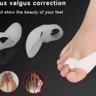 1 Pair Gel Toe Separator Support Bunion Pain Relief Unisex Foot Care Aid Reuse