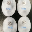 Small Massage Pads / Thick Electrodes Oval (4) for Palm, Echo Digital Massager