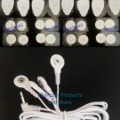 Electrode Wire Physiotherapy Cable 3.5mm Plug+(16LG+16SM) Massage Electrode Pads