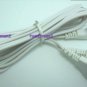 +BONUS PADS!+ 2 ELECTRODE LEAD WIRE Cables 3.5mm for Digital Massager TENS Snap