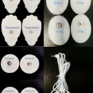 ELECTRODE LEAD CABLE(2.5mm)+4LG+4SM OVAL+4SM PADS FOR PULSE THERAPY MASSAGER EMS