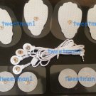 ELECTRODE LEAD CABLE (2.5mm) + PADS (4 LG, 4 SM) FOR TENS, ELECTROTHERAPY, IFC