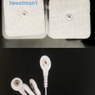 COMPATIBLE CABLE + PADS (8)FOR OMRON PM3030 HV-F115, HV-F116, HV-F122, HV-F002A