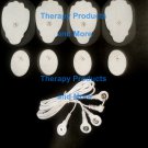ELECTRODE LEAD CABLE(3.5mm)+ 4 LG, 4 SM OVAL PADS FOR ELECTROTHERAPY EMS TENS ELECTRODE LEAD CABLE(3.5mm)+ 4 LG, 4 SM OVAL PADS FOR ELECTROTHERAPY EMS TENS