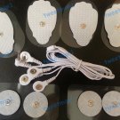 ELECTRODE LEAD CABLE (3.5mm) + 8 MASSAGE PADS, ELECTROTHERAPY PHYSICAL THERAPY ELECTRODE LEAD CABLE (3.5mm) + 8 MASSAGE PADS, ELECTROTHERAPY PHYSICAL THERAPY