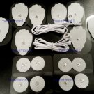 2 ELECTRODE DUAL SNAP LEAD WIRES 3.5mm + (8LG + 8SM) PADS FOR TENS, EMS ESTIM 2 ELECTRODE DUAL SNAP LEAD WIRES 3.5mm + (8LG + 8SM) PADS FOR TENS, EMS ESTIM
