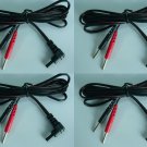 4 TENS Unit Lead Wires with Pin Connectors, 45" 4 ea (2Pair) SAME DAY SHIPPING 4 TENS Unit Lead Wires with Pin Connectors, 45" 4 ea (2Pair) SAME DAY SHIPPING
