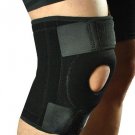 Adjustable Nylon Full Knee Patella Brace Stabilizer Support Sport Guard Black Adjustable Nylon Full Knee Patella Brace Stabilizer Support Sport Guard Black