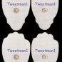 2 ELECTRODE LEAD CABLE (2.5mm) +4LG +4SM OVAL +4SM PADS FOR TENS THERAPY MACHINE