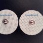 Small Replacement Massage Pads / Electrodes - Round (14) for Digital Massager