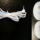 TENS Upgrade~ 2.5mm Electrode Lead Cable+4 OVAL Pads/Use 4 Electrodes on 1 Cable TENS Upgrade~ 2.5mm Electrode Lead Cable+4 OVAL Pads/Use 4 Electrodes on 1 Cable