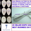 +BONUS 12 Premium Massage Pads w/Compatible Lead Cable for Omron PM3030 & others