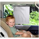 Reflective Sunshade Window Shades 2 Pack Gray Silver Safe Fit Keep it Cool