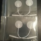 16 CIRCULAR MASSAGE PADS 2.5cm ELECTRODES MICROCURRENT FACIAL TONING