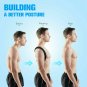 Men Women Posture Corrector Adjustable Back Shoulder Support Brace