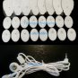 ELECTRODE LEAD CABLES (2.5mm) +PADS (16 LG + 16 OVAL)FOR PALM/ECHO TENS MASSAGER