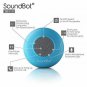 SoundBot SB510 Water Resistant Bluetooth Shower Speaker, Handsfree Choose Color