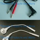 Electrode Massage Adapter Cables for Pulse Massager-Use your Snap or Pin Pads Electrode Massage Adapter Cables for Pulse Massager-Use your Snap or Pin Pads