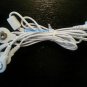 ELECTRODE LEAD CABLES (2.5mm) +12 STICKY GEL PADS FOR PALM/ECHO DIGITAL MASSAGER
