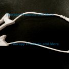 2 EAR CLIP CLAMP ELECTRODES 2mm FOR INTENSITY TWIN STIM III, IV, 10 5000 CARETEC