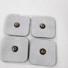 8 TENS ELECTRODE PADS Snap Stud 2x2" SQUARE MASSAGE PADS 8 TENS ELECTRODE PADS Snap Stud 2x2" SQUARE MASSAGE PADS