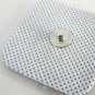 4 TENS ELECTRODE PADS 3.5mm Standard Stud 2x2" SQUARE MASSAGE PADS