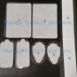 +BONUS+ EXTRA LARGE (2), 1 STRIP, 2 RECTANGULAR + 2 LG MASSAGE PADS FOR TENS