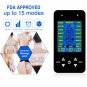 Electrical Nerve Stimulator Massager TENS Decrease LEG HIP BACK Pain 15 Modes