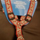 Kennel Club Bone Print Pet Dog Harness Red Size Medium Kennel Club Bone Print Pet Dog Harness Red Size Medium