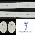 2 LONG STRIP ELECTRODE Pads + 2 Oval for Lower Back & Spine 1.6" x 12.5" Snap-on 2 LONG STRIP ELECTRODE Pads + 2 Oval for Lower Back & Spine 1.6" x 12.5" Snap-on