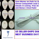 +BONUS+ 12 Premium Massage Pads-Compatible Lead Cable for Omron models see list