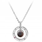 100 Languages Light Projection I Love You Pendant Necklace Lover Jewelry Gift US