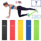 5 PCS Yoga Exercise Resistance Bands Stretching Rubber Fitness Strength Training