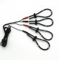 E Stim Electro Accessories Conductive Silicone Rubber Loops Cable Beads Adapter