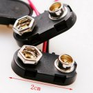 2 Pcs New Snap on 9V (9 Volt) Battery Clip T Connector Hard Shell T Type Black 2 Pcs New Snap on 9V (9 Volt) Battery Clip T Connector Hard Shell T Type Black