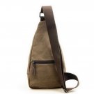 Mens Canvas Bag Pack Travel Hiking Cross Body Messenger Shoulder Sling Chest New