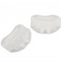 Forefoot Protective Silicone Bunion Foot Pads Pair Decrease Pressure Pain White