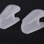 1 Pair Silicone Orthotic Toe Corrector Seperator Wedge Hallux Valgus Large