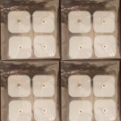 16x Square Compex Compatible Electrodes Pads 2x2" Concave Stud Electrodes 16x Square Compex Compatible Electrodes Pads 2x2" Concave Stud Electrodes